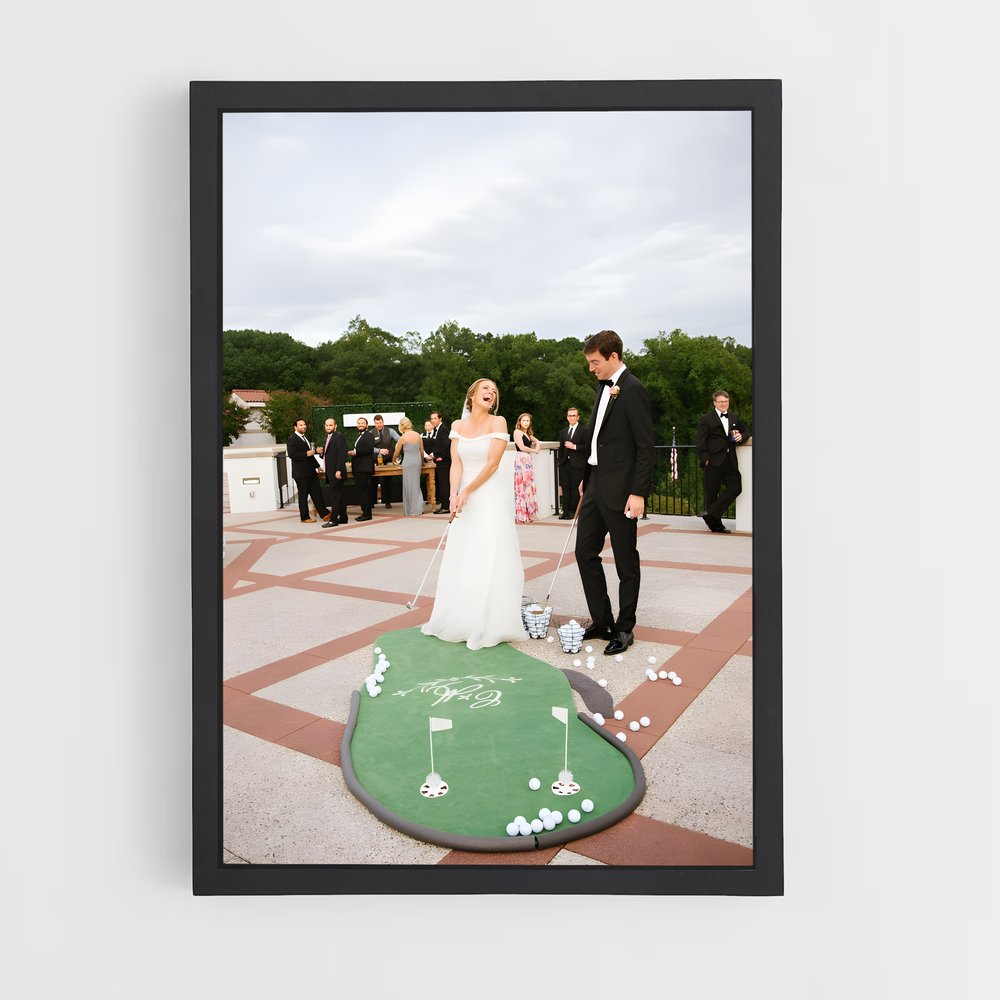 Poster Golf & Love (vue 2)